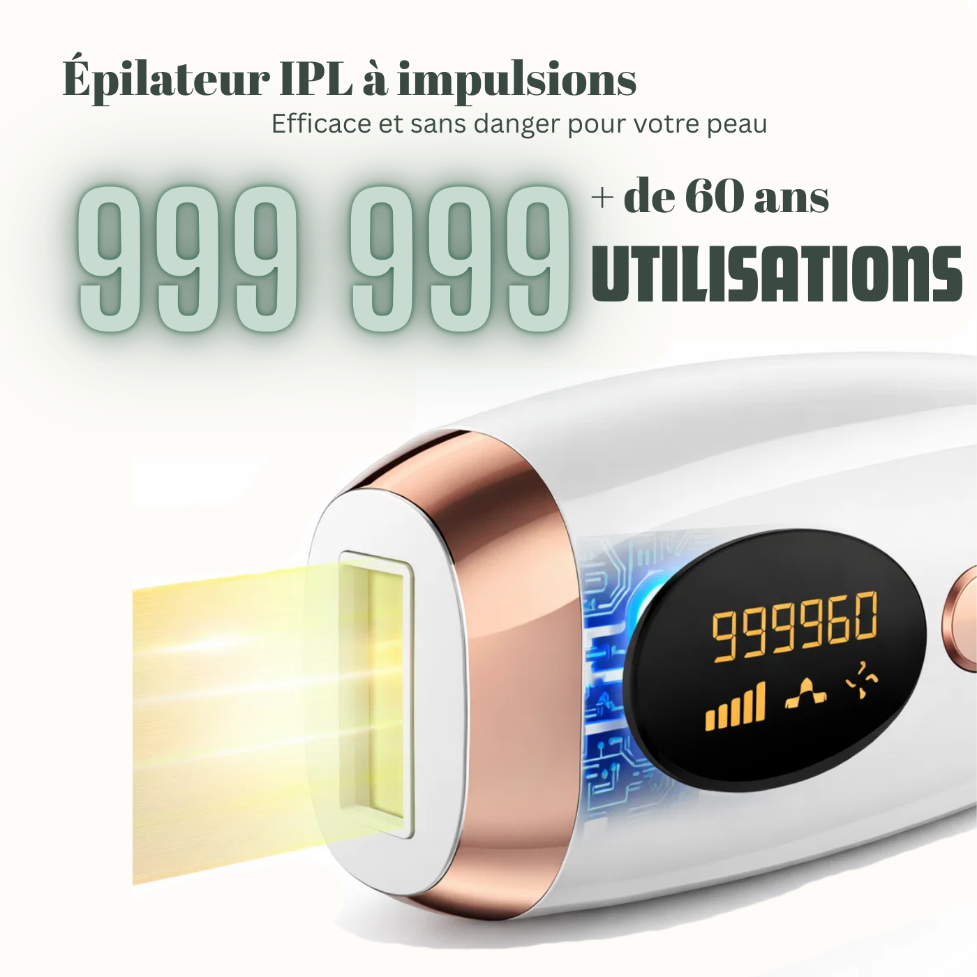 Épilateur laser